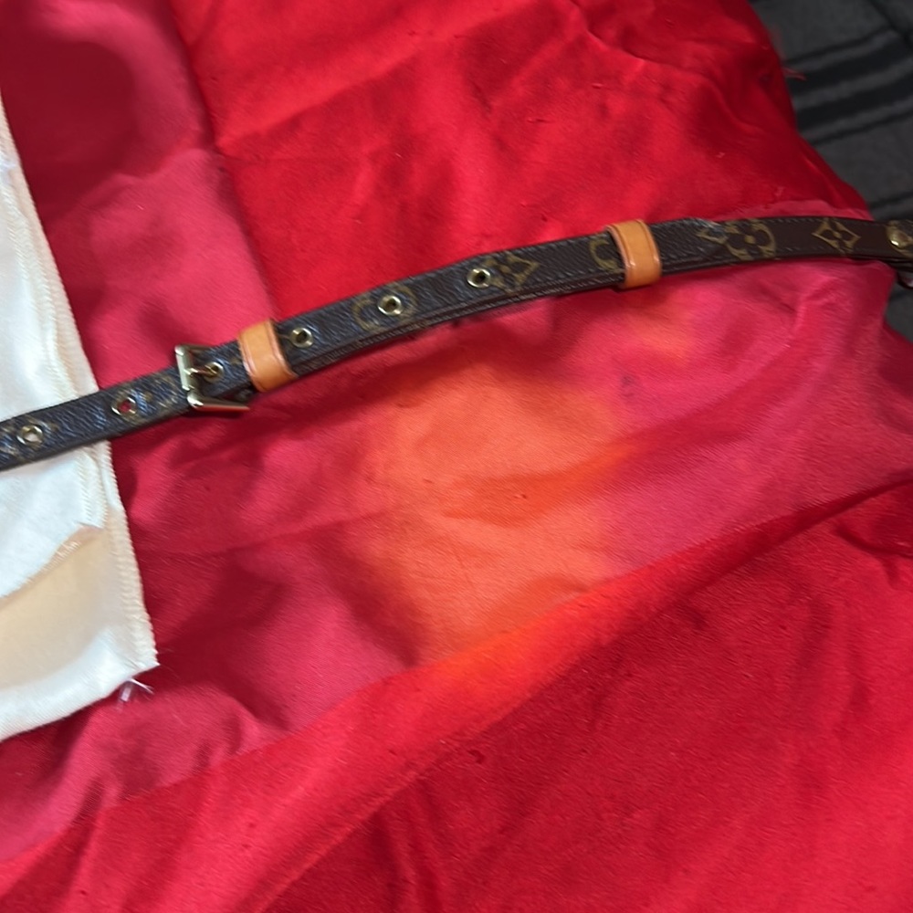 Authentic Louis Vuitton Monogram Shoulder Strap Brown 39.6-46.7 ONLY STRAP & BOX - Picture 8 of 8